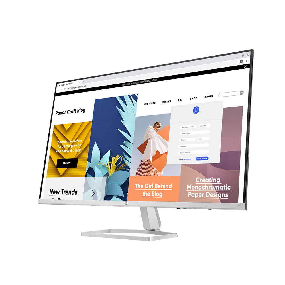 HP Monitor 31.5'' 532SF HP Monitor 31.5'' 532SF